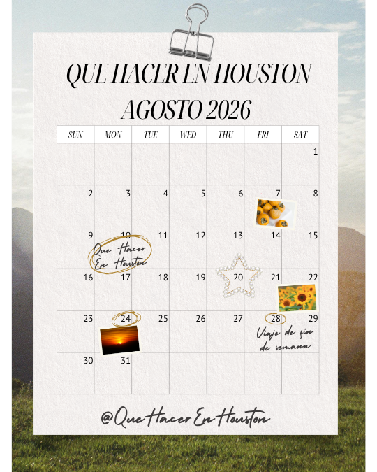 Eventos de Agosto 2026